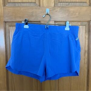 ASICS purple women’s running shorts